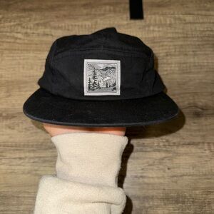 tentree Black Hat with Scenic Patch